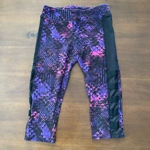 Girls’ Reebok Capris Multi-Colored Size L
